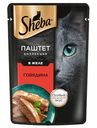 Влажный корм Sheba для кошек паштет с говядиной 75г