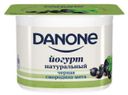 Йогурт «Danone» с черной смородиной и экстрактом мяты 2.9%, 110 г