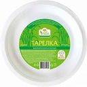 Тарелки одноразовые Глобус Вита биоразлагамые, 5 шт.