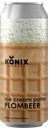 Пиво темное KONIX Ice cream porter plombeer, нефильтрованное 7%, 0,5л