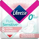 Прокладки Libresse Ultra Sensitive Pure Нормал+ 8шт.