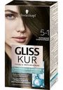Краска для волос уход и увлажнение Gliss Kur 5-1 холодный каштановый