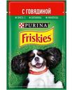 Корм для собак Friskies с говядиной в подливе 85г