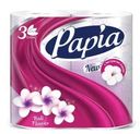 Туалетная бумага Papia Балийский цветок 3 слоя 4 рулона