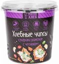 Сухарики хлебные чипсы Рижский Хлеб с чесноком, 50 г