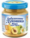 Пюре Бабушкино Лукошко Яблоко-Груша-Персик 5m+, 100 г