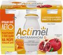 Напиток  кисломолочный с мёдом и гранатом, 2,2%, Actimel, 95 г
