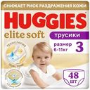 Трусики-подгузники Huggies Elite Soft р.3 6-11кг, 48шт