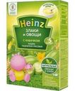 Каша безмолочная Heinz «Злаки и овощи» рисово-пшеничная с кабачком с 5 мес, 200 гр