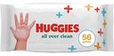 Влажные салфетки детские Huggies All over clean, 56 шт.