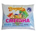Сметана Вкусняев 15%, 250г