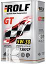 Масло ROLF GT SAE 5W-30 API SN/CF моторное синтетическое 4л