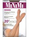 Гольфы женские MiNiMi Dolce цвет: daino/загар, 20 den, 2 пары
