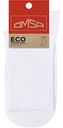 Носки женские Omsa Eco в мелкий рубчик цвет: белый, 35-38 р-р