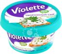 Сыр творожный КАРАТ Violette с зеленью 70%, без змж, 140г