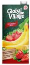 Напиток  Global Village из банана и клубники сокосодержащий, 950мл