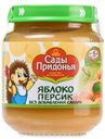 Пюре Сады Придонья Яблоко и персик с 5 мес 120 гр