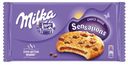 Печенье бисквитное Milka мя гкое с кусочками шоколада, 156 г