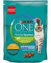 Корм для взрослых кошек Purina One Природа Здоровья Курица, 180 г