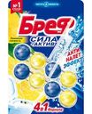 Туалетный блок Бреф Сила-Актив Лимонная свежесть, 2×50г