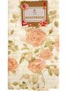 Полотенце ТДЛ Текстиль рисунок: Роза винтаж шоколад, 47×61 см