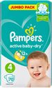 Подгузники PAMPERS®, Актив Бейби Макси, 70 шт. 