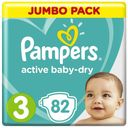 Подгузники Pampers Active Baby-Dry 3 (6-10 кг) 82 шт