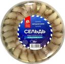 Сельдь За Родину Классическая атлантическая филе-кусочки в масле 180г