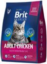 Сухой корм Brit Premium Cat Adult Chicken для взрослых кошек с курицей 800 г