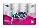 Бумажные полотенца, Papia, 3 слоя, 4 рулона
