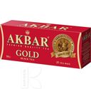 Чай АКБАР GOLD черный байховый цейлонский 25х2г