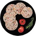 Крабовый рулет с морской капустой в нарезке, вес