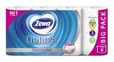 Туалетная бумага Zewa Deluxe 3 слоя 8 рулонов