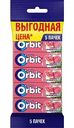 Жевательная резинка Orbit Сочный арбуз без сахара, 5×13,6 г