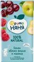 Нектар ФрутоНяня яблоко-банан-вишня-малина 500мл