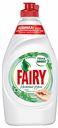 Гель для мытья посуды пена-эффект Fairy Нежные руки: чайное дерево и мята, 450 мл