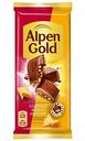 Шоколад молочный Alpen Gold с соленым арахисом и крекером, 80 г