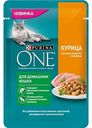Корм для домашних кошек Purina One курица с морковью, 75 г