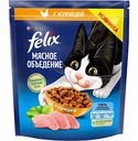 Корм для кошек сухой Felix Мясное объедение с курицей, 600 г