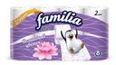 Туалетная бумага Familia Plus Волшебный цветок 2 слоя 8 рулонов