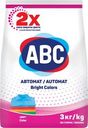 Стиральный порошок ABC для цветного белья 3кг