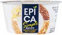 Йогурт Epica Simple Ваниль-злаки-лен-отруби 1,7%, 130 г