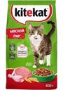 Корм сухой Kitekat Мясной пир для взрослых кошек полнорационный 800г