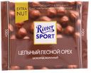 Шоколад молочный Ritter-Sport с цельным лесным орехом, 100 г