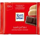 Шоколад тёмный Ritter Sport с начинкой Марципан, 100 г