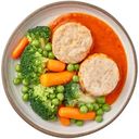 Котлеты из индейки на пару с овощами Зелёная Линия, 250г