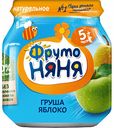 Пюре фруктовое ФрутоНяня Груша-яблоко с 5 месяцев, 100 г