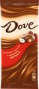 Шоколад молочный DOVE с цельным фундуком, 90г