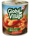 Фасоль Global Village белая в томатном соусе 400г