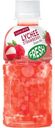 Напиток Fresh Lychee-strawberry со вкусом личи и клубники с кусочками кокосового желе 0.32л